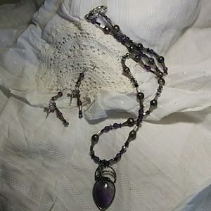 27" Necklace & Earrings Set